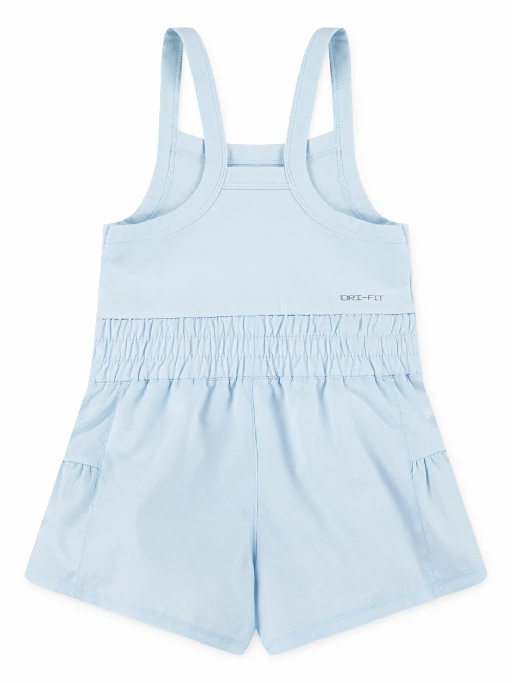 Nike Mint Blue Athletic Romper with Pink Swoosh